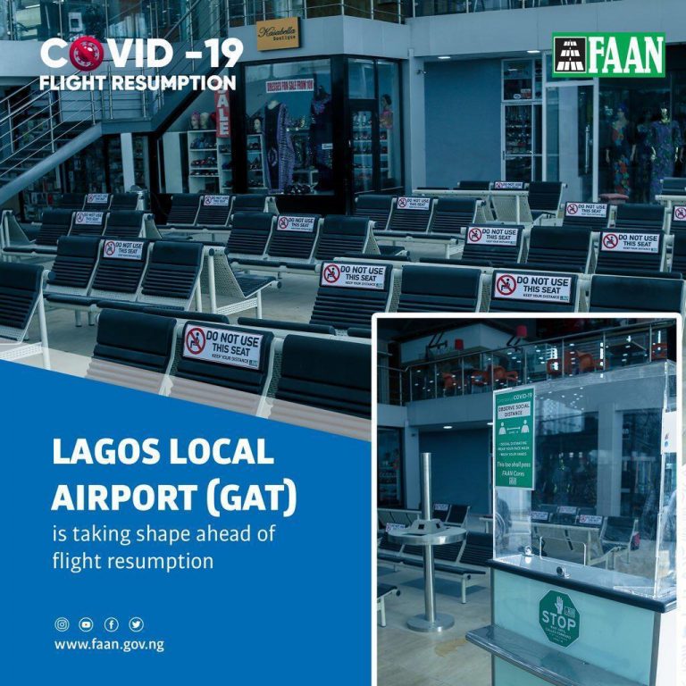 Flight resumption: FAAN says two airlines will not depart terminal same time.